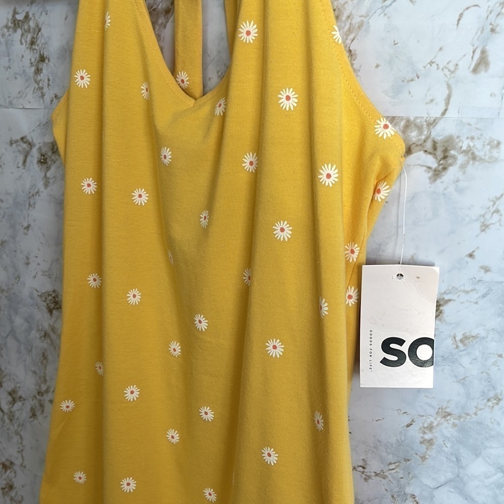 SO Halter Flower Dress l SIZE S - Picture 4 of 7